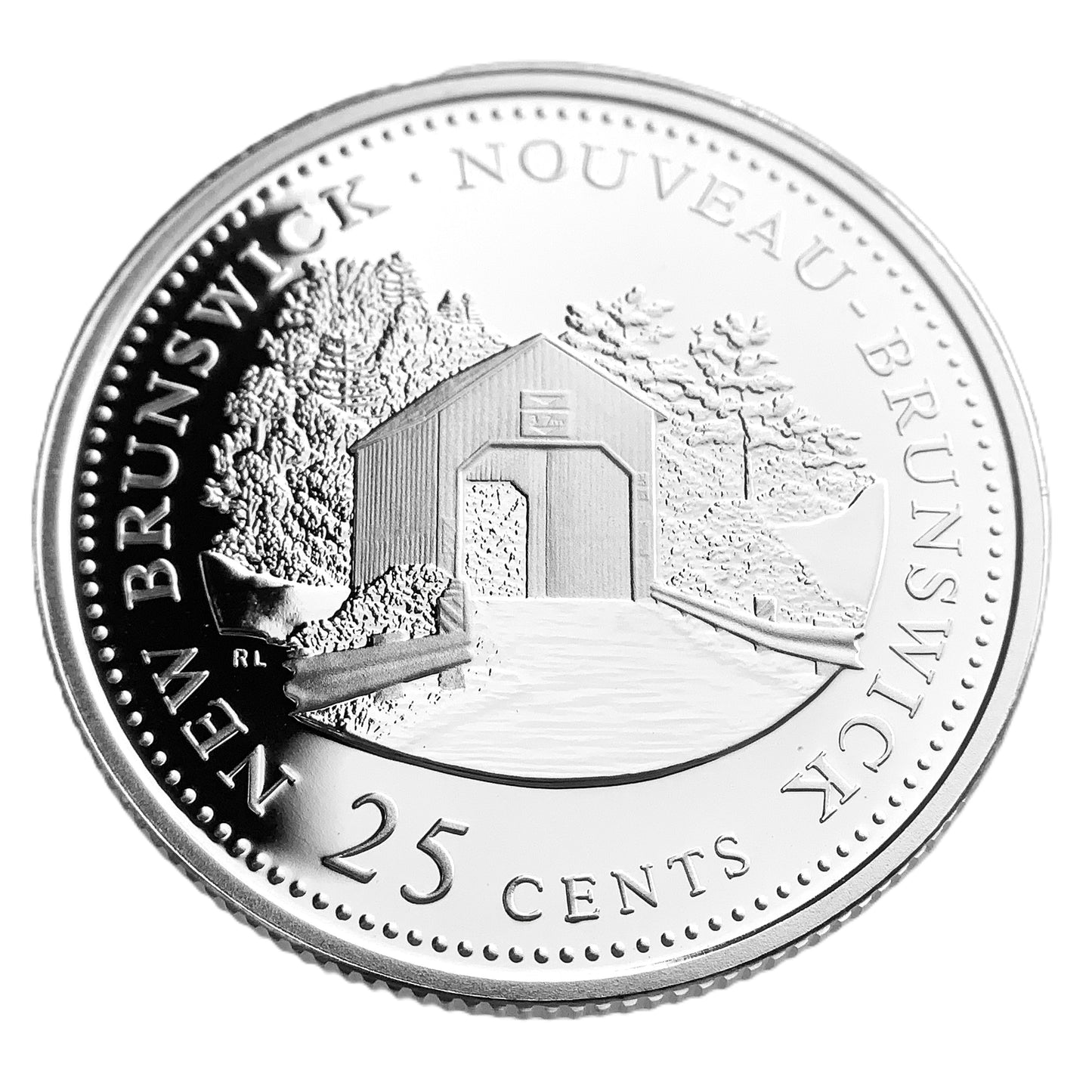 2.10 ozt Canadian Provincial Silver 25¢ Set