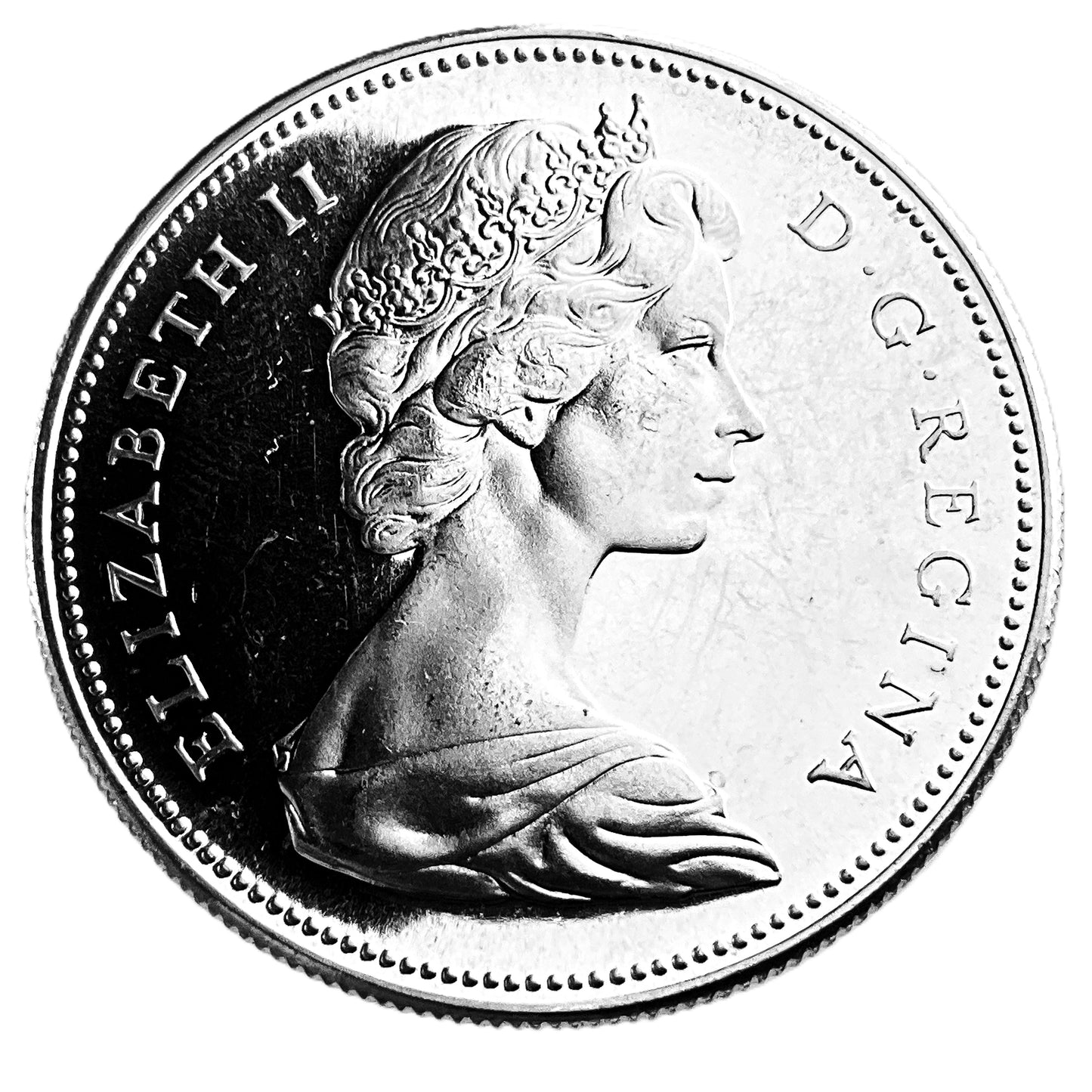 .600 ozt 1967 Canada Goose Silver $1