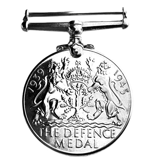 .916 ozt Defence Silver Medal 1939-1945