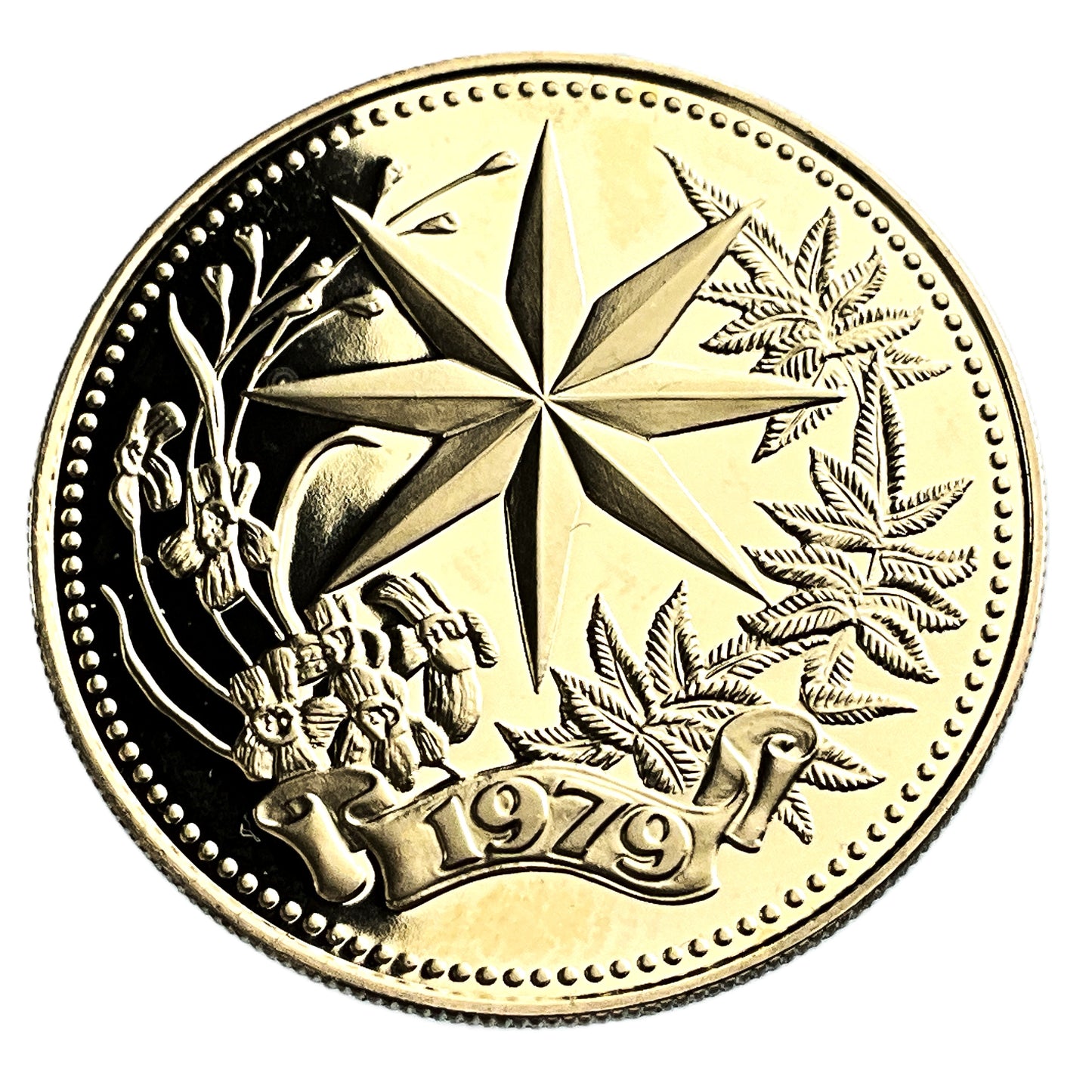 .104 ozt Belize Star of Bethlehem Gold $100