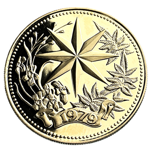 .104 ozt Belize Star of Bethlehem Gold $100