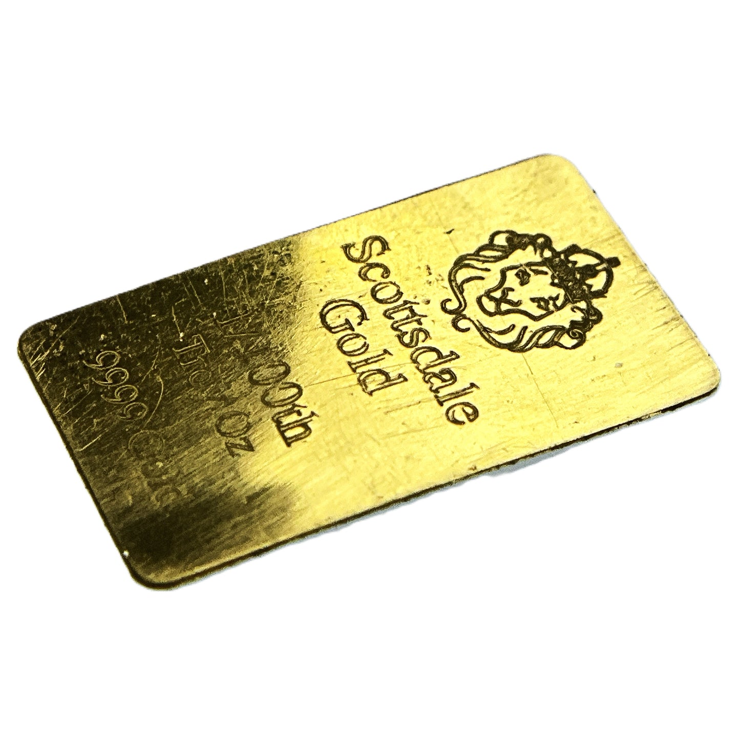 .001 ozt Scottsdale 9999 Gold Wafer
