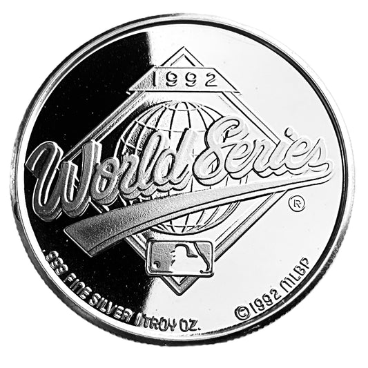 1 ozt Toronto Blue Jays 999 Silver Round
