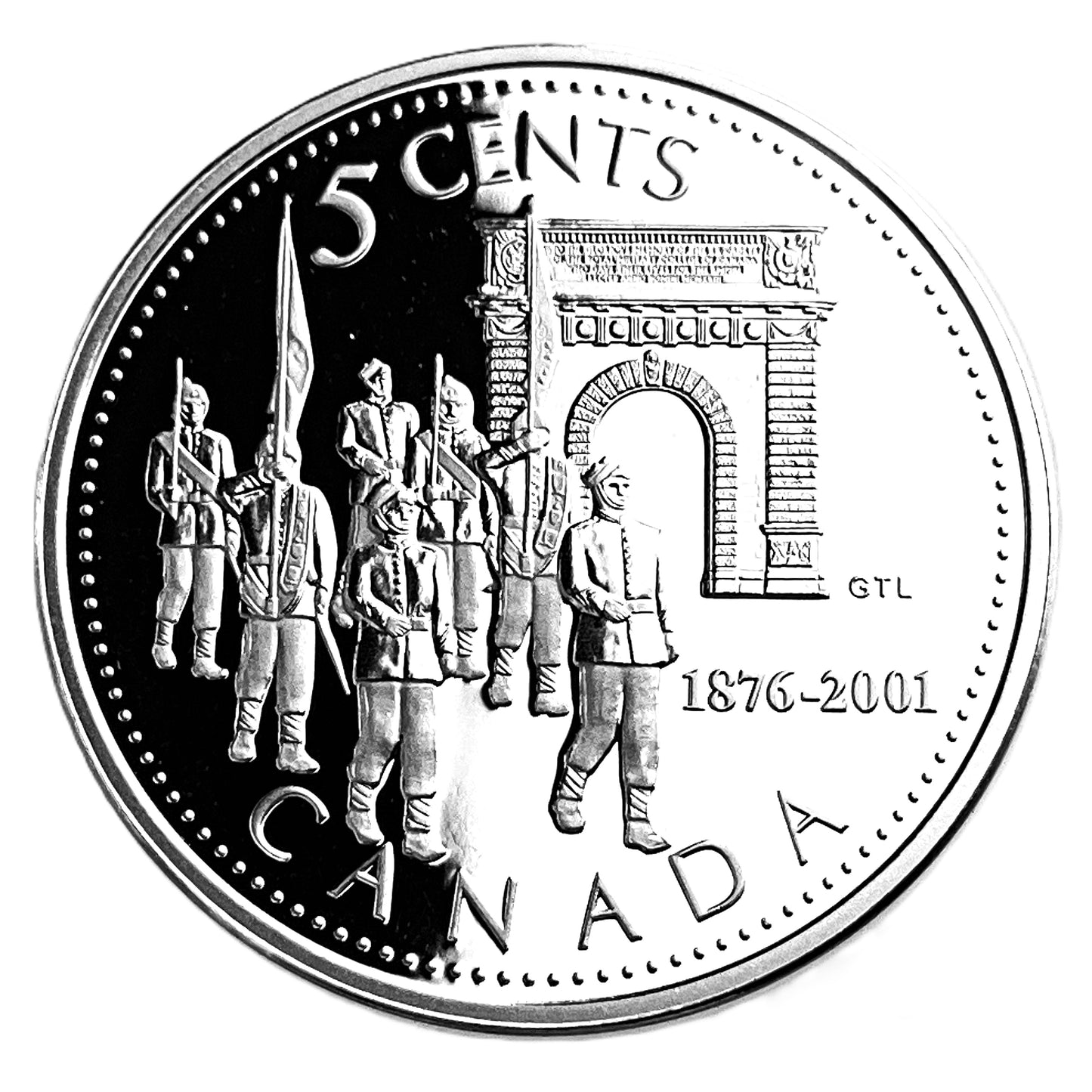 .158 ozt Royal Military College Silver 5¢