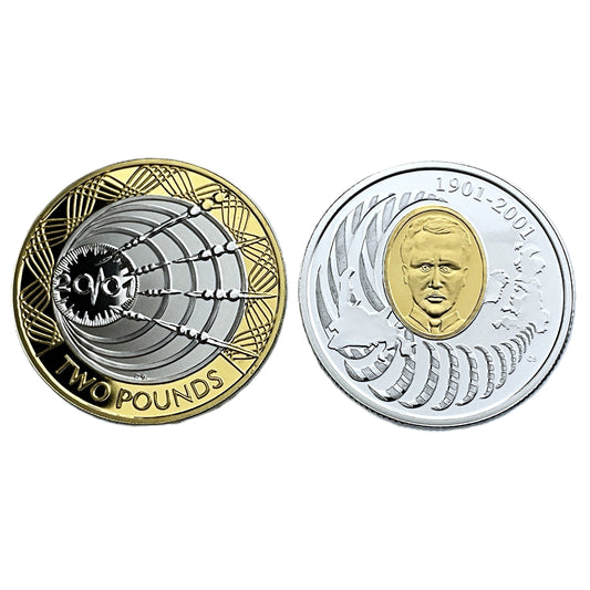 1.218 ozt Wireless Transmission 2 Coin Set