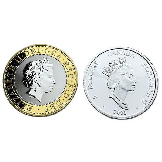 1.218 ozt Wireless Transmission 2 Coin Set