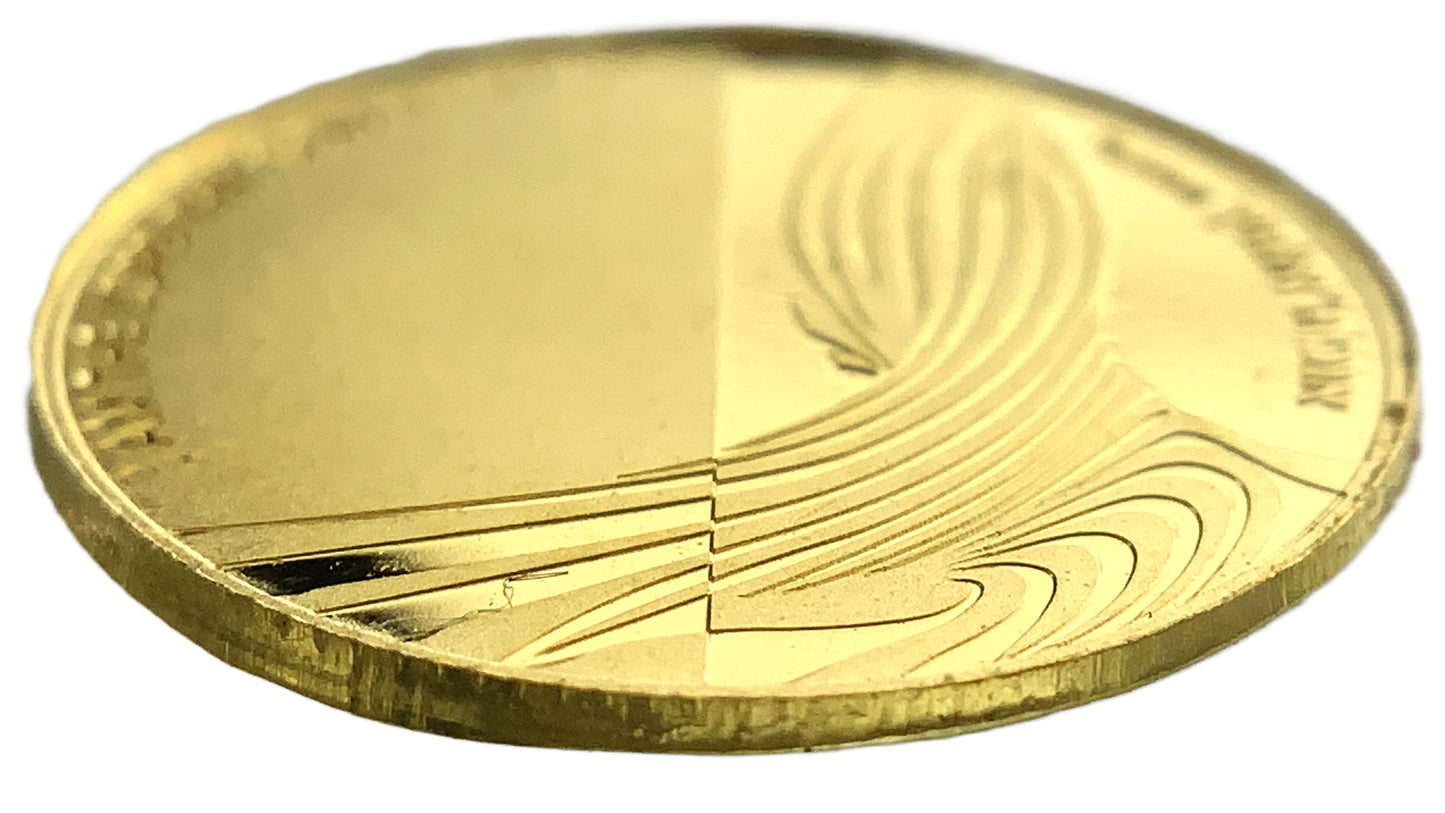 .04 ozt 1/25 Gold 1st Commandment 9999