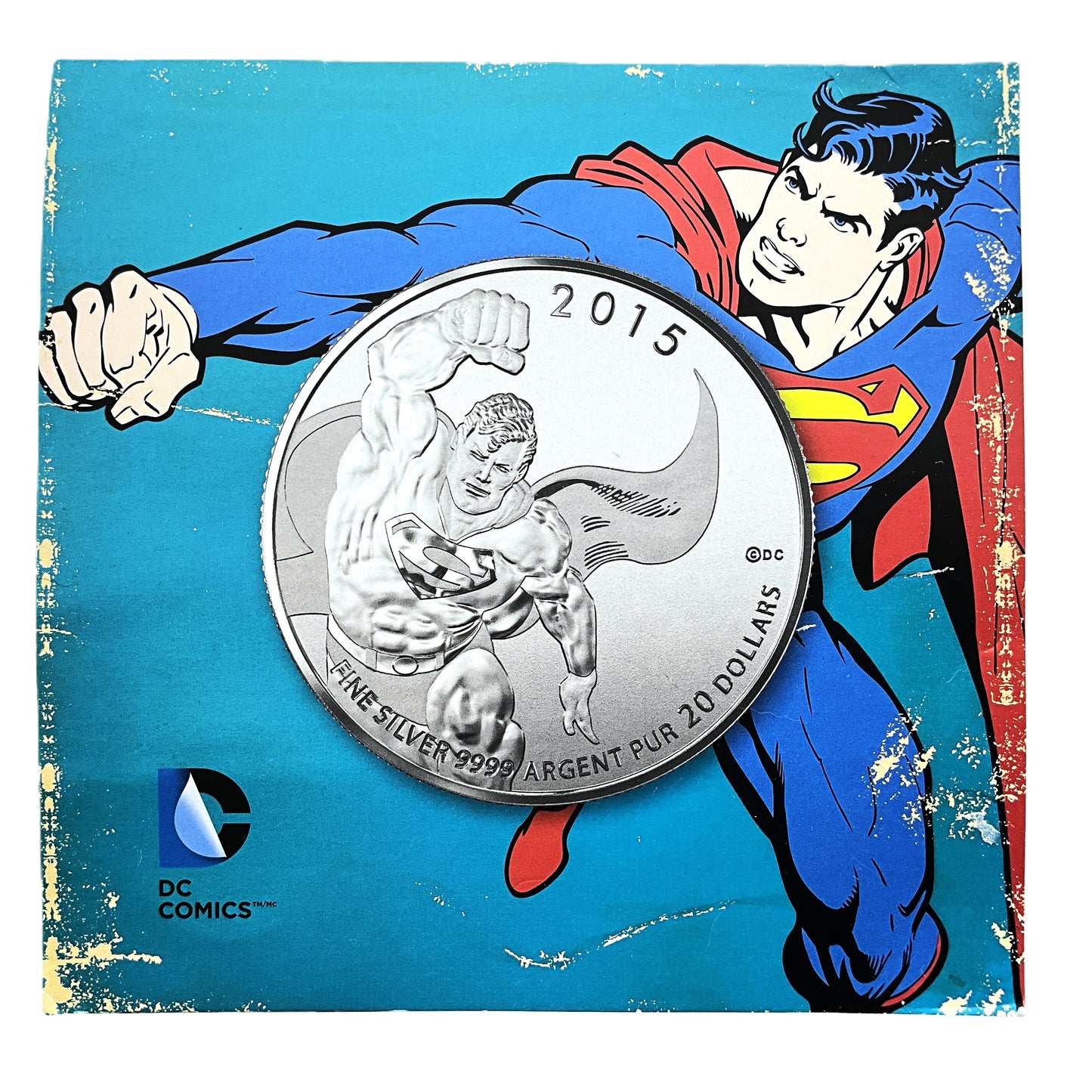 .250 ozt Originals Superman 9999 Silver $20