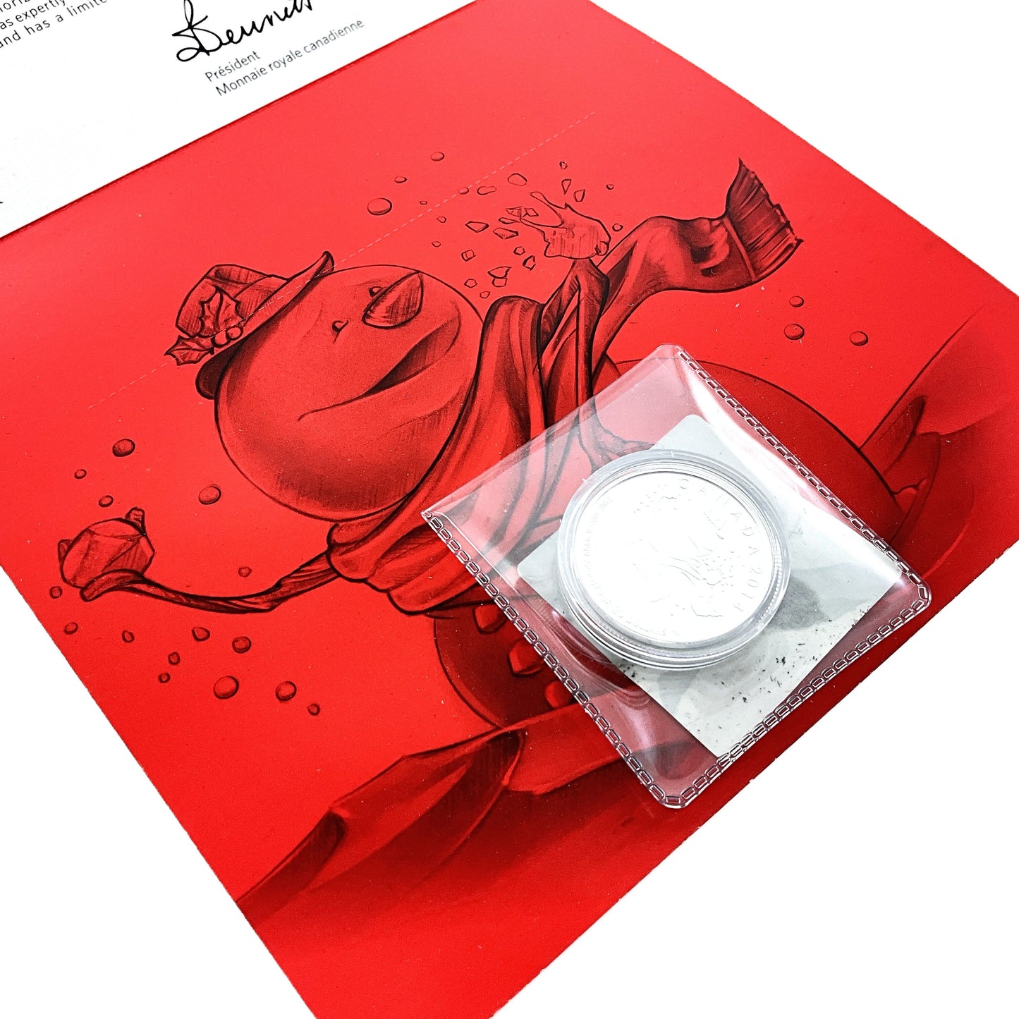 .250 ozt Snowman 9999 Silver $20 Coin