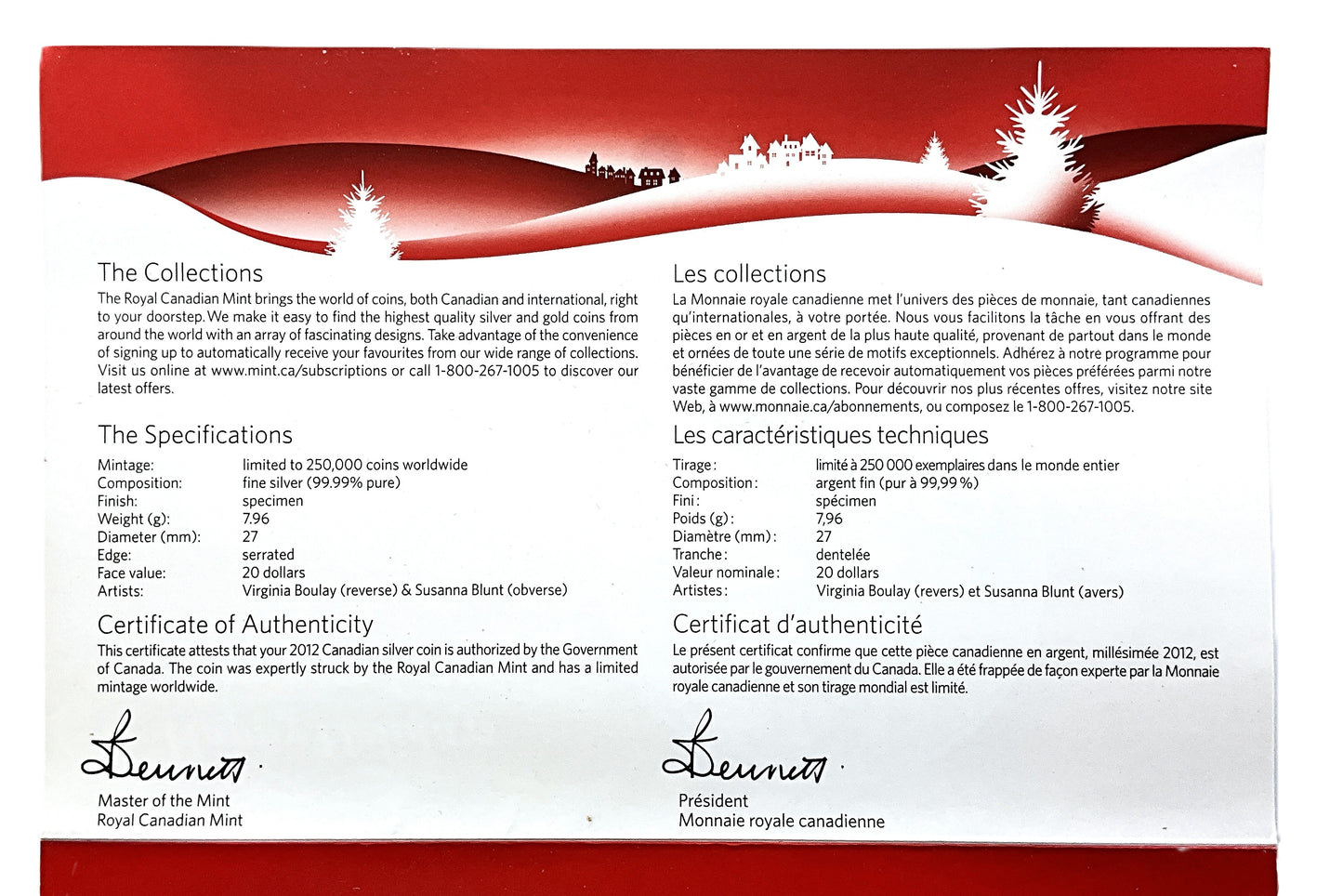 .250 ozt Magical Reindeer 9999 Silver $20