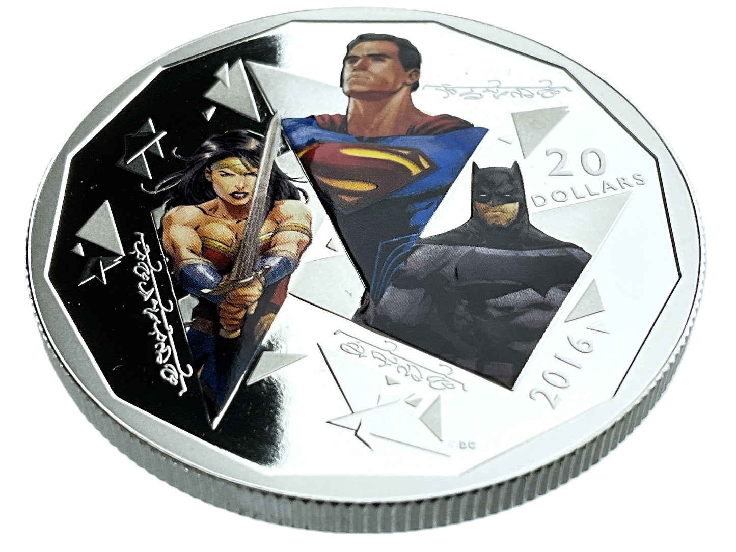 1.02 ozt Dawn of Justice Trinity 9999 $20