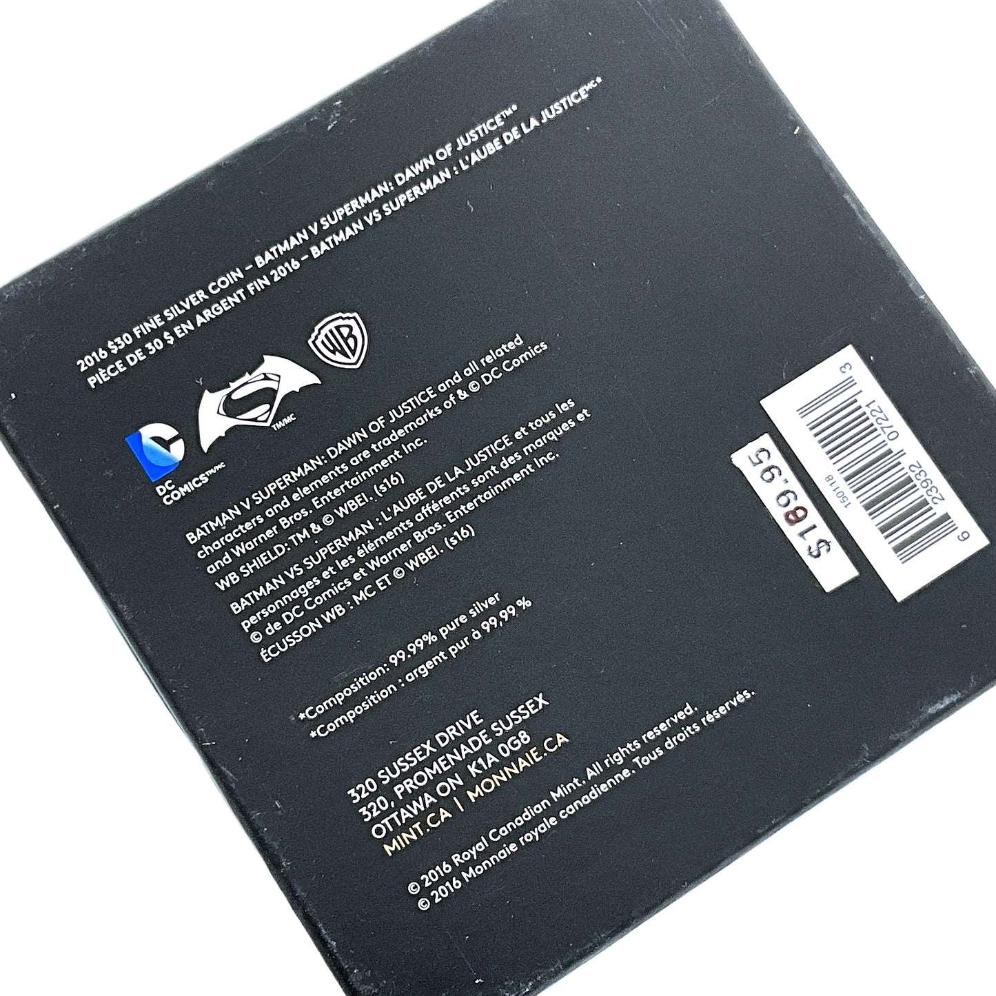 2 ozt Dawn of Justice 9999 Silver $20