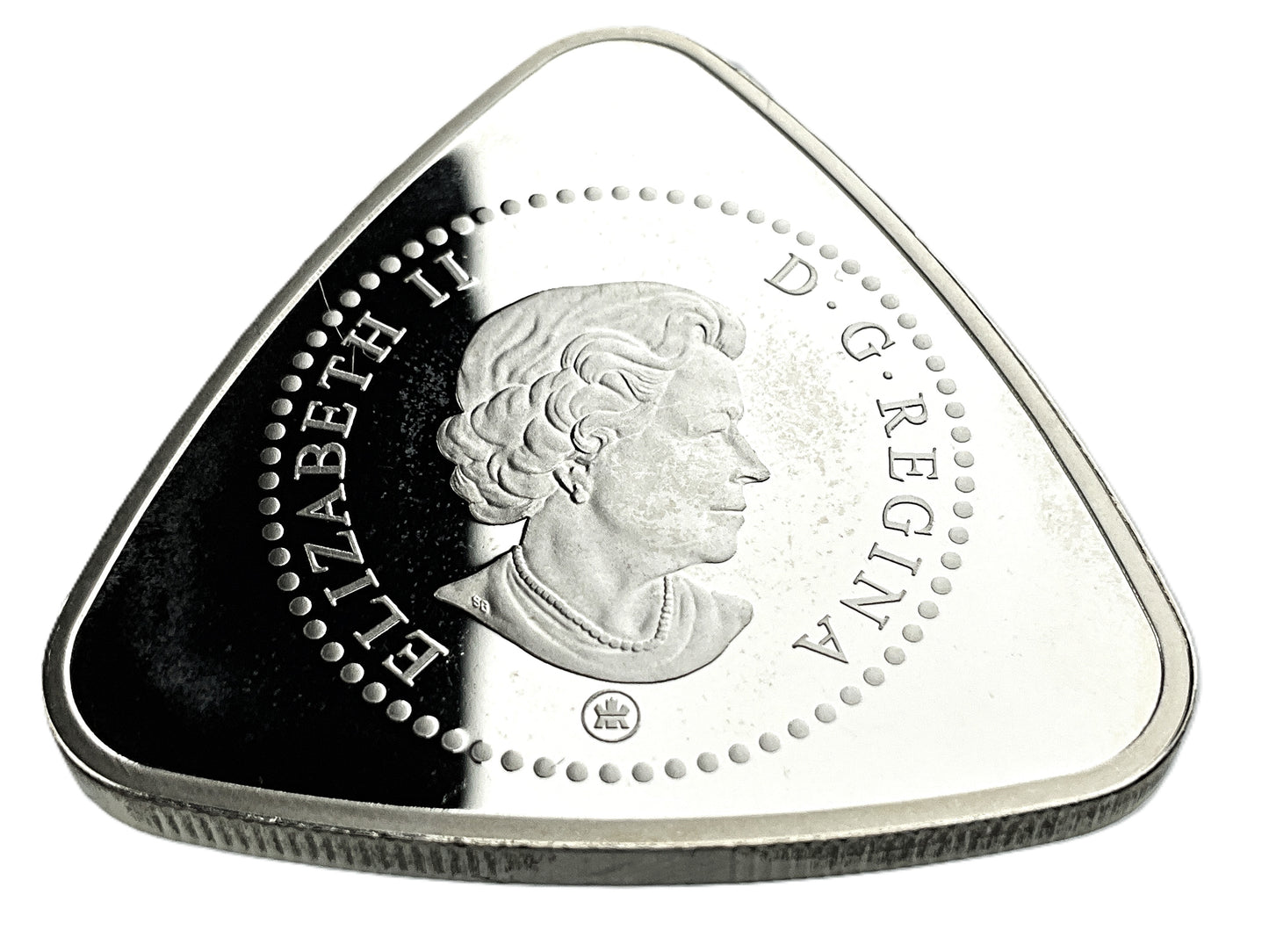.595 ozt Milk Delivery Triangular 50¢ Coin