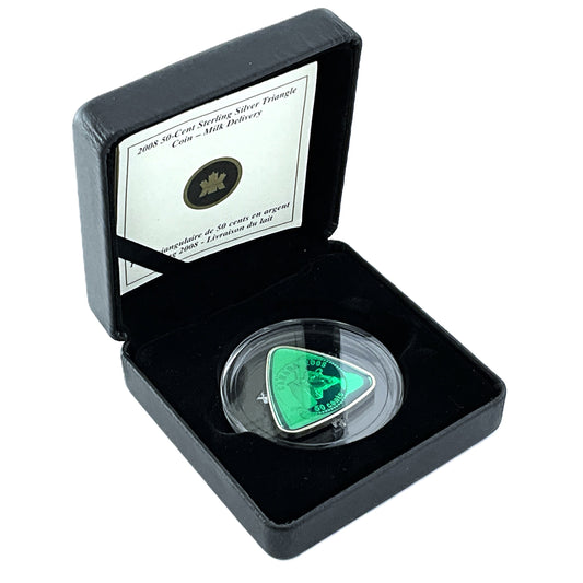 .595 ozt Milk Delivery Triangular 50¢ Coin