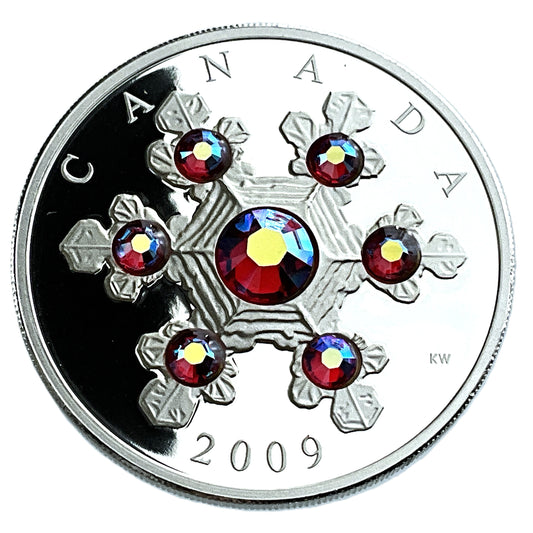 1.01 ozt Crystal Snowflake 9999 $20