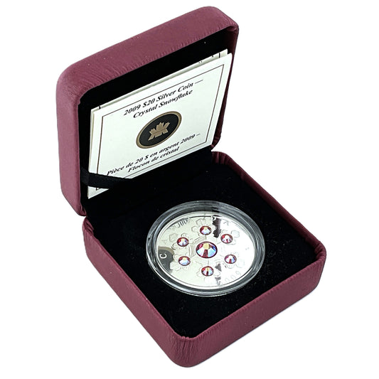 1.01 ozt Crystal Snowflake 9999 $20