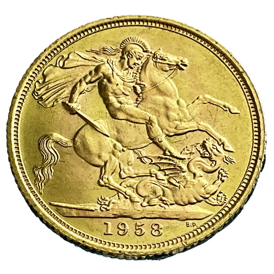 .2354 ozt 1958 Queen Elizabeth Sovereign