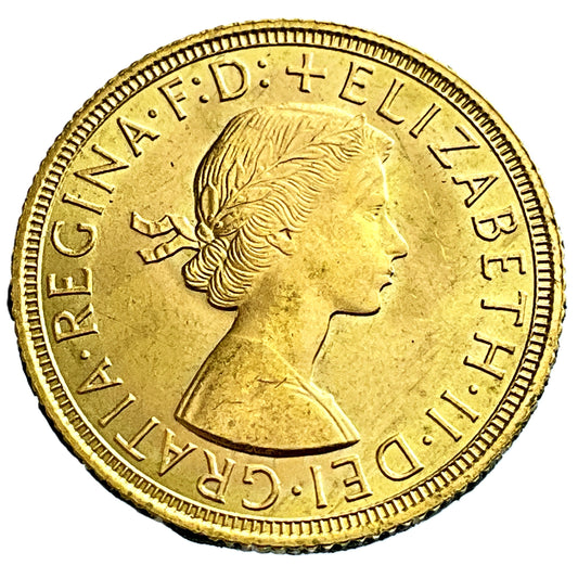 .2354 ozt 1958 Queen Elizabeth Sovereign