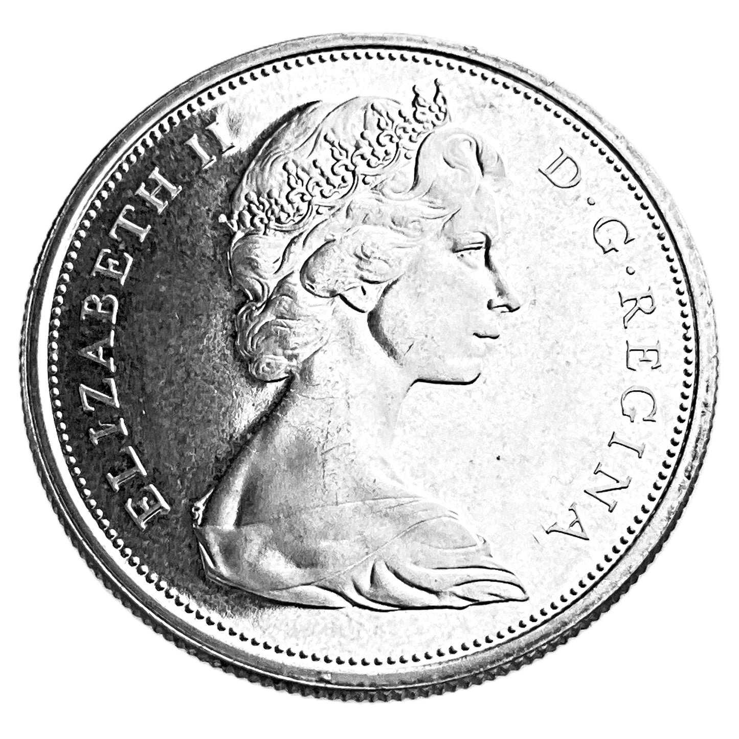 .3 ozt Canada Tiara Queen Elizabeth 50¢