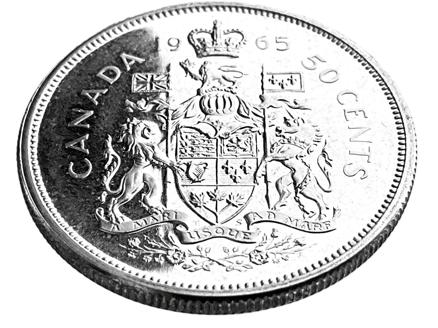 .3 ozt Canada Tiara Queen Elizabeth 50¢