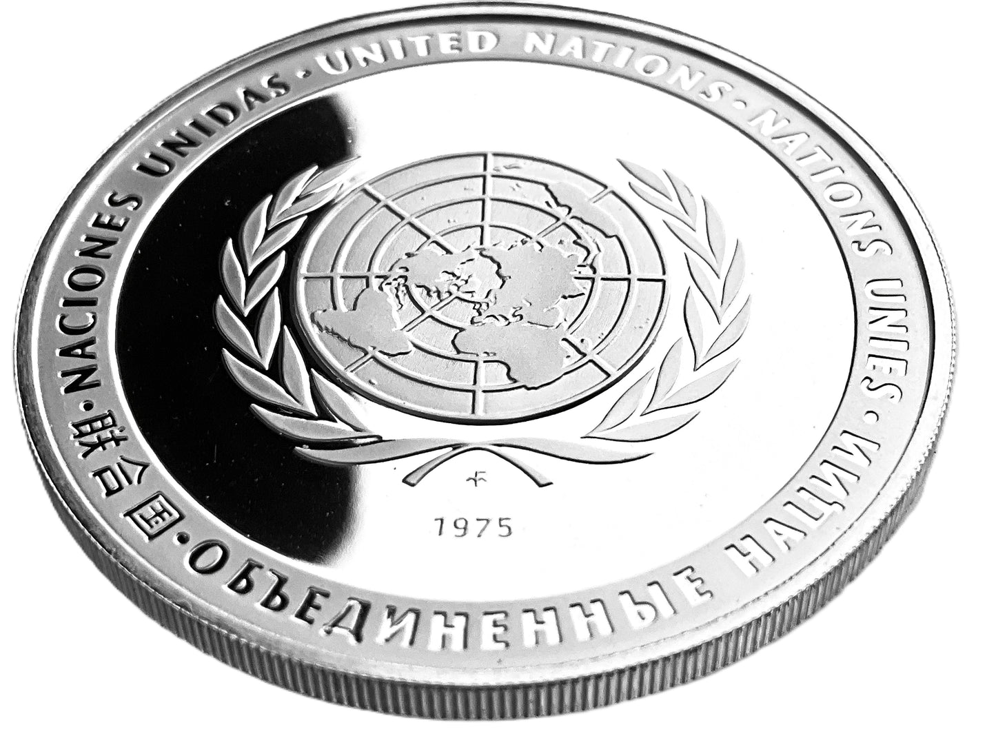 .601 ozt UN XXX Anniversary Silver Round