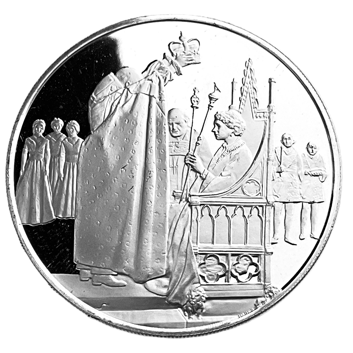 .608 ozt Coronation Queen Elizabeth Silver