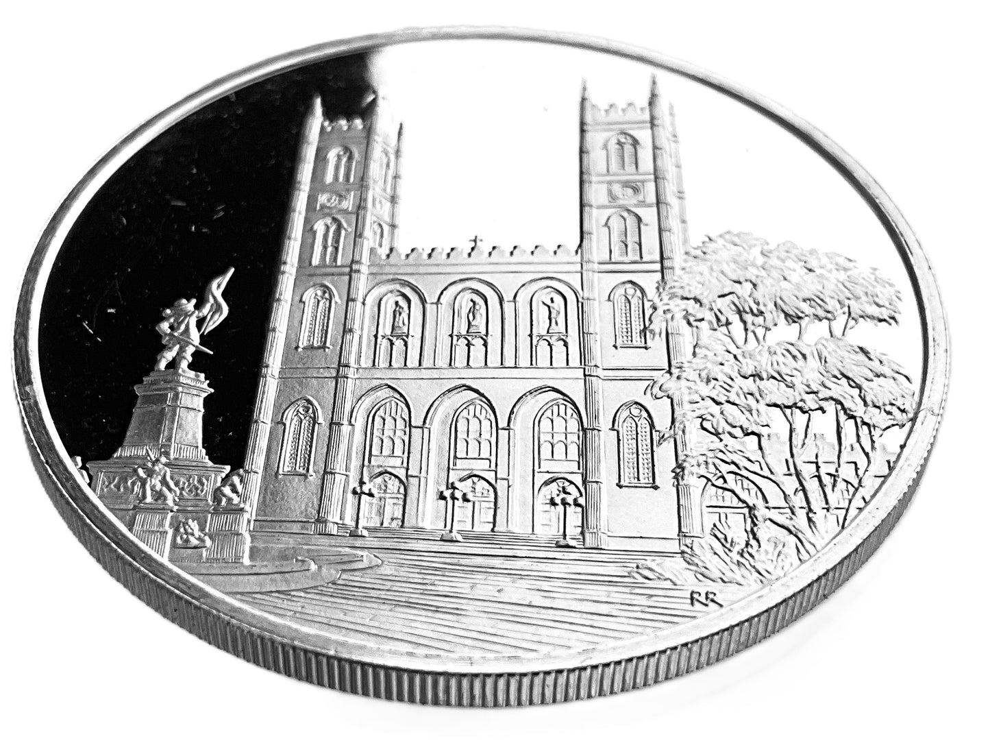 .608 ozt Notre-Dame Basilica Montreal Silver