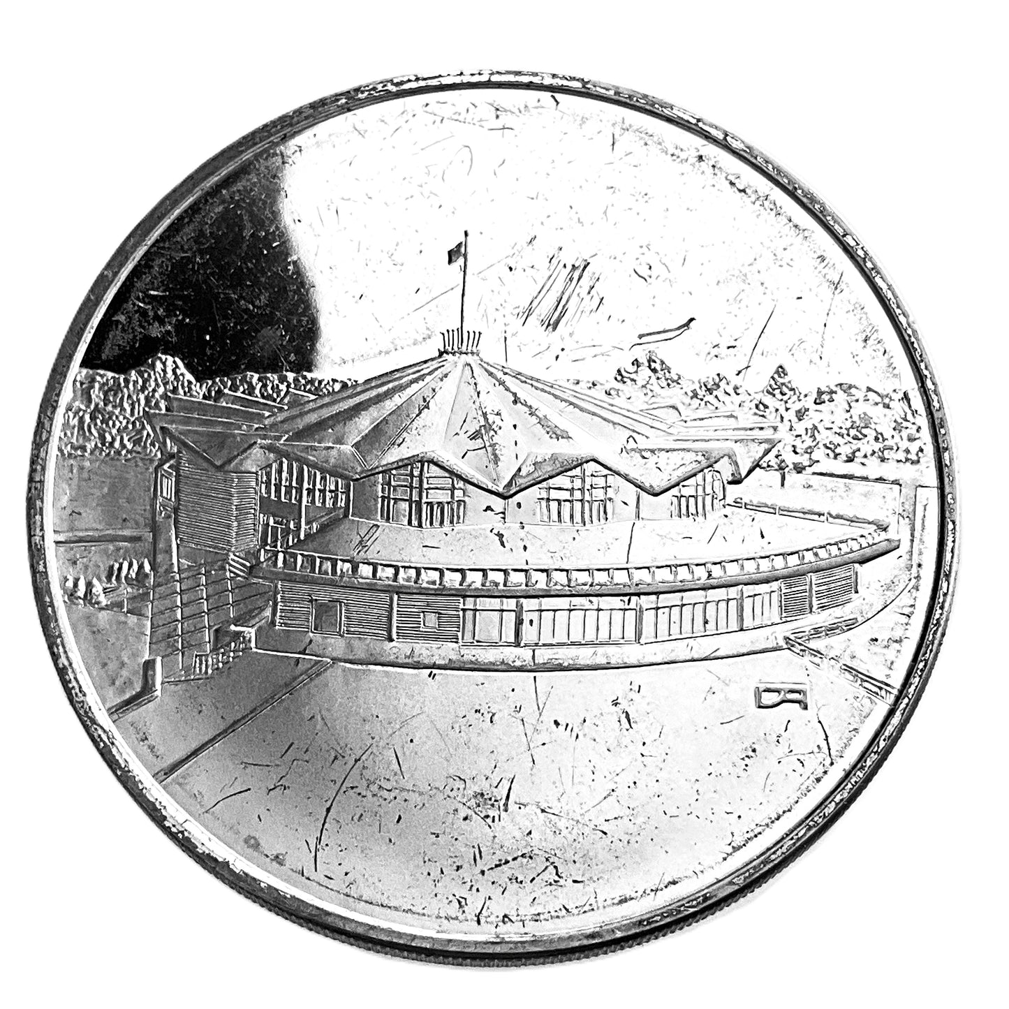 1.20 ozt Shakespeare Theatre Silver Round