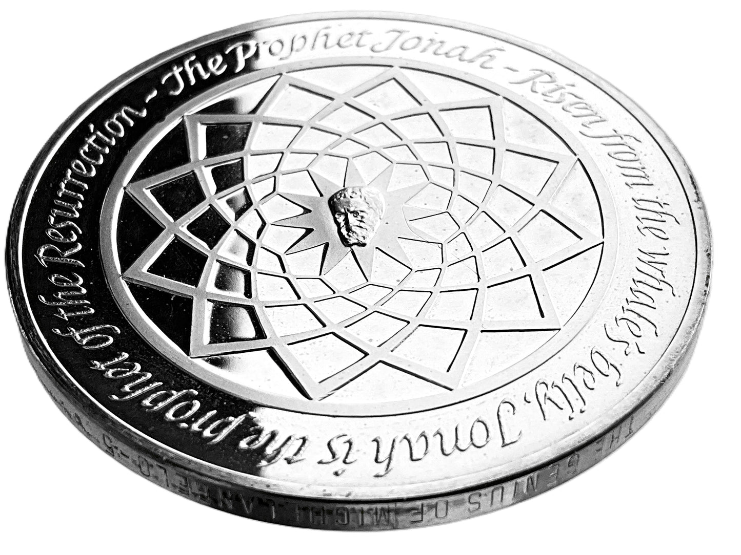 1.22 ozt Genius of Michelangelo Silver Round