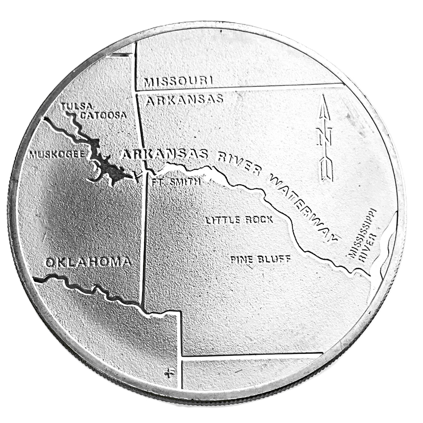 .78 ozt Arkansas River Navigation Silver