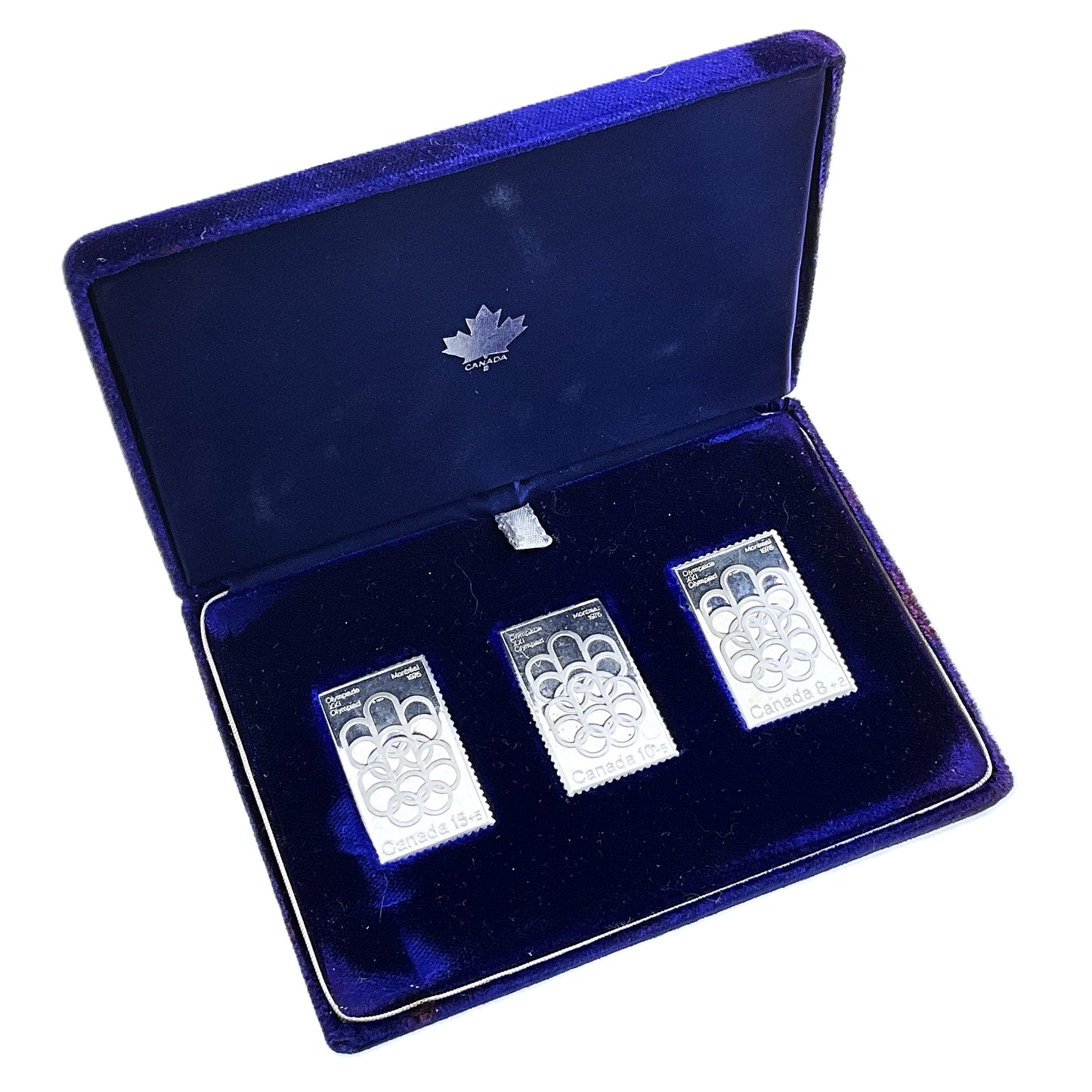 1.59 ozt Montreal Olympic 999 Silver Stamps