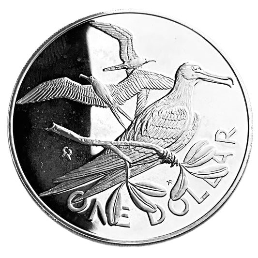 .74 ozt British Virgin Islands Silver $1