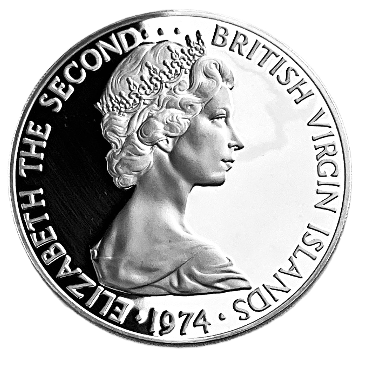 .74 ozt British Virgin Islands Silver $1