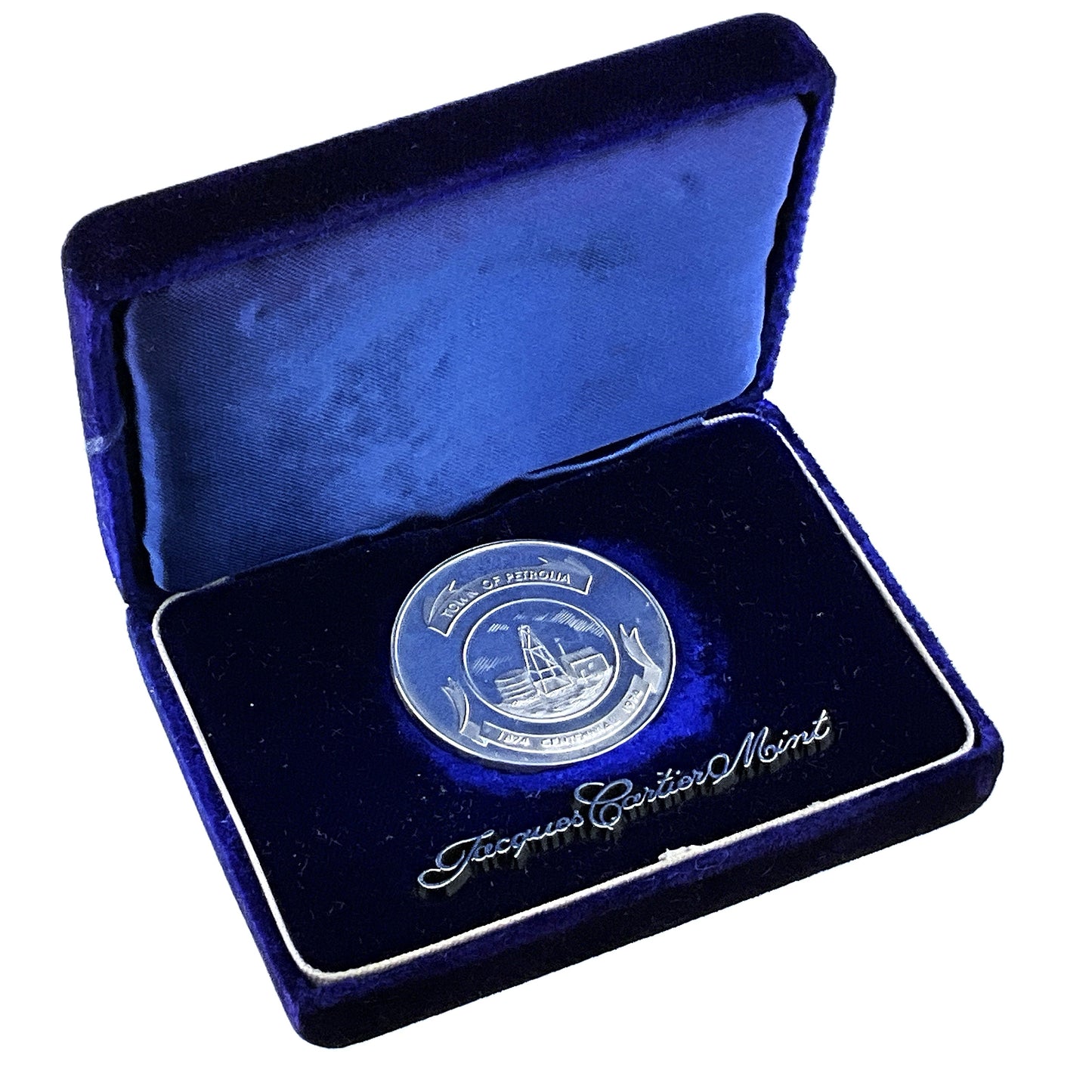 .980 ozt 100th Town of Petrolia Silver Medal