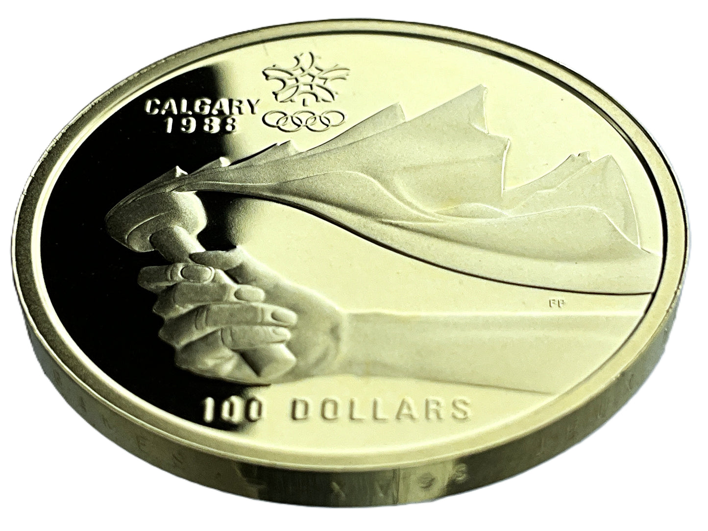 .25 ozt XV Olympic Winter Games Gold $100
