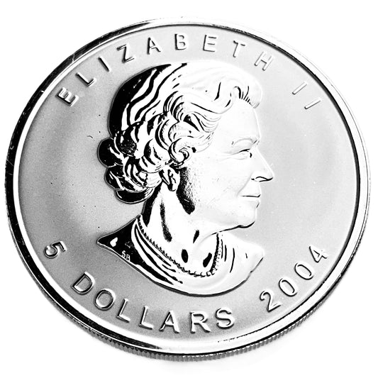 1 ozt 2004 D-Day Privy Silver Maple 9999 $5