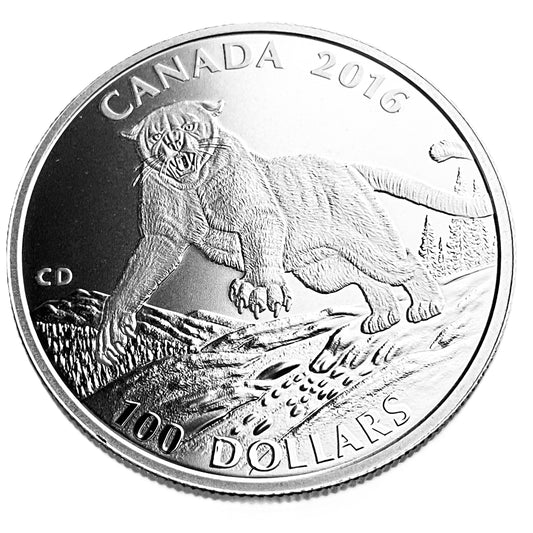1.01 ozt Cougar Silent Giant Silver 9999 $100