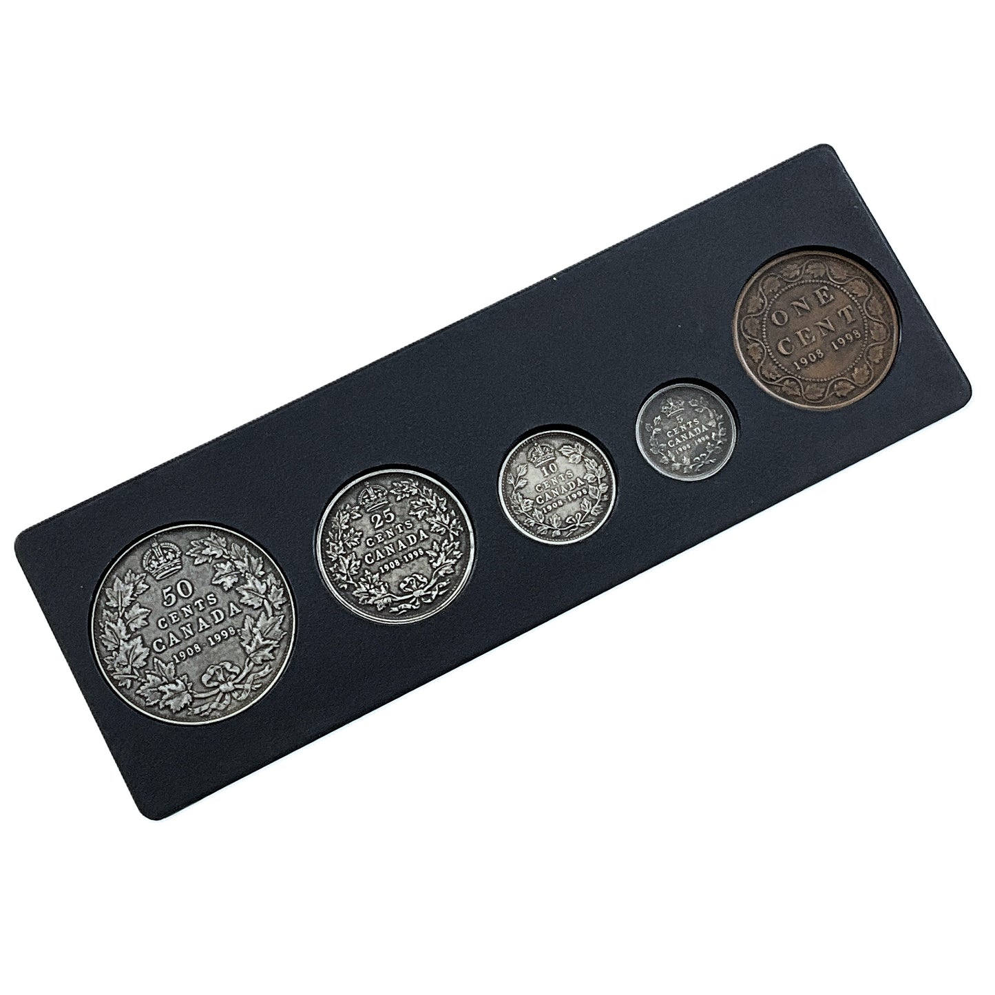 .809 ozt 90th Anniv. RCM Silver 91¢ Matte Set