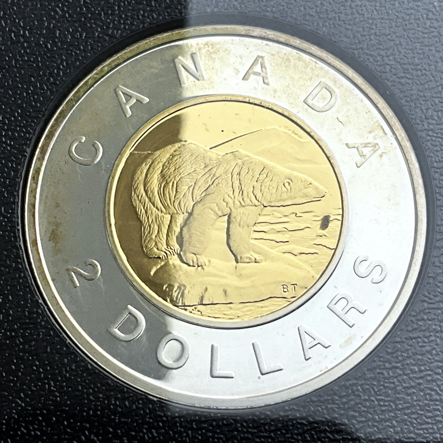 1.69 ozt 2005 Loon Flag Polar Bear Silver Set