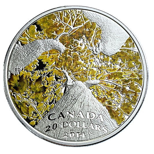 1 ozt Canada Maple Autumn Canopy 9999 $20