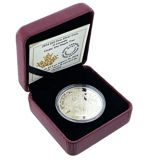1 ozt Under The Maple Tree 9999 Silver $25