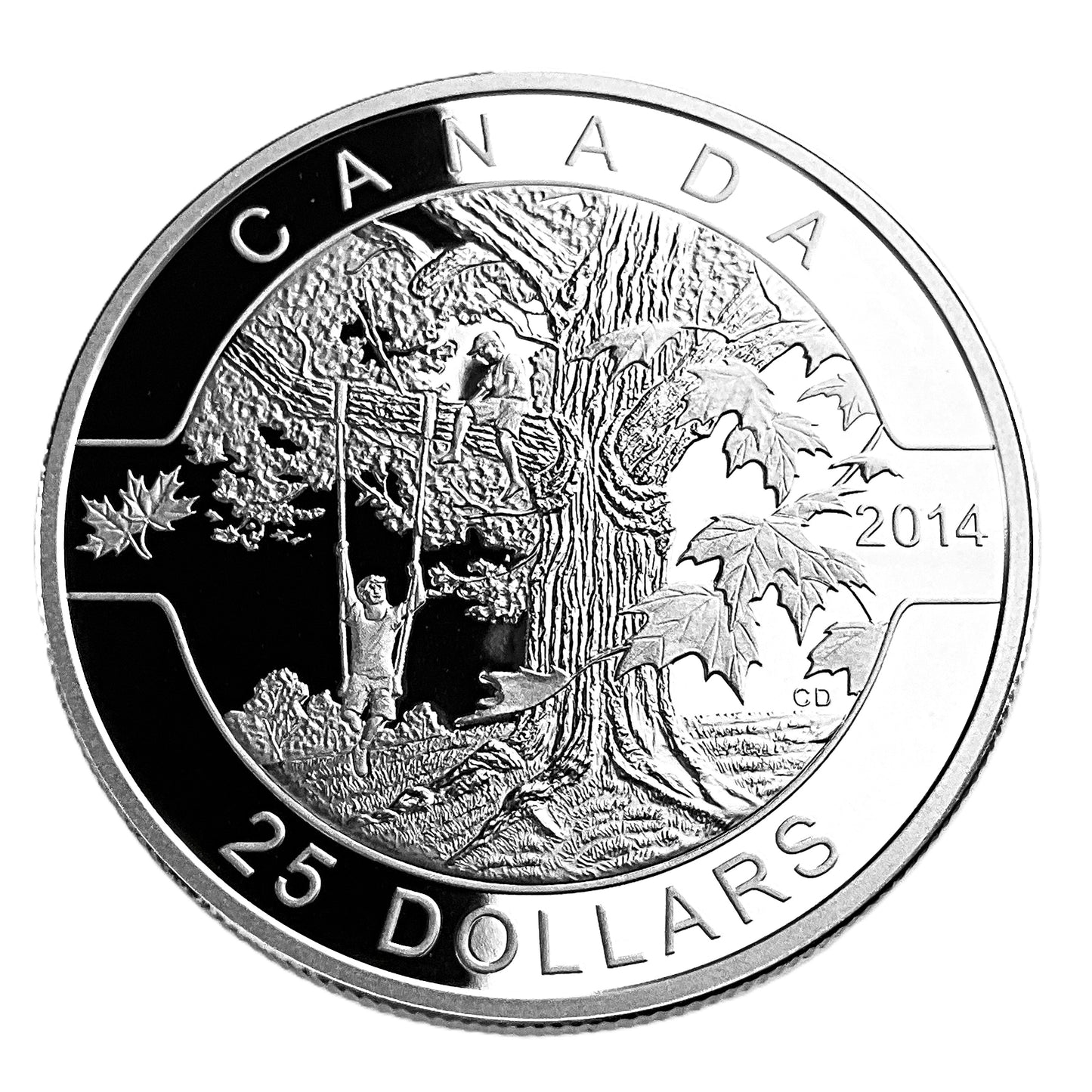 1 ozt Under The Maple Tree 9999 Silver $25