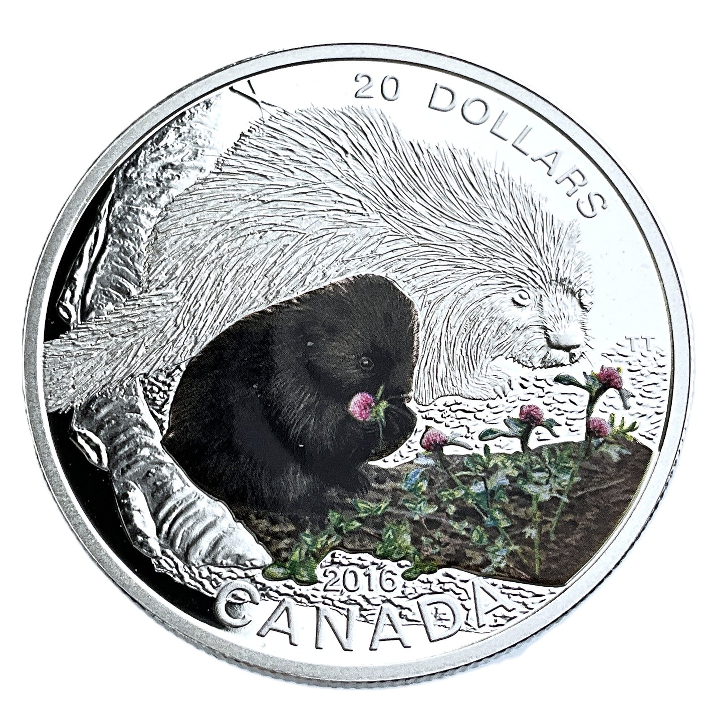 1.01 ozt Baby Porcupine 9999 Silver $20