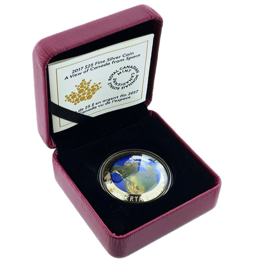 1.01 ozt View of Canada From Space 9999 $25