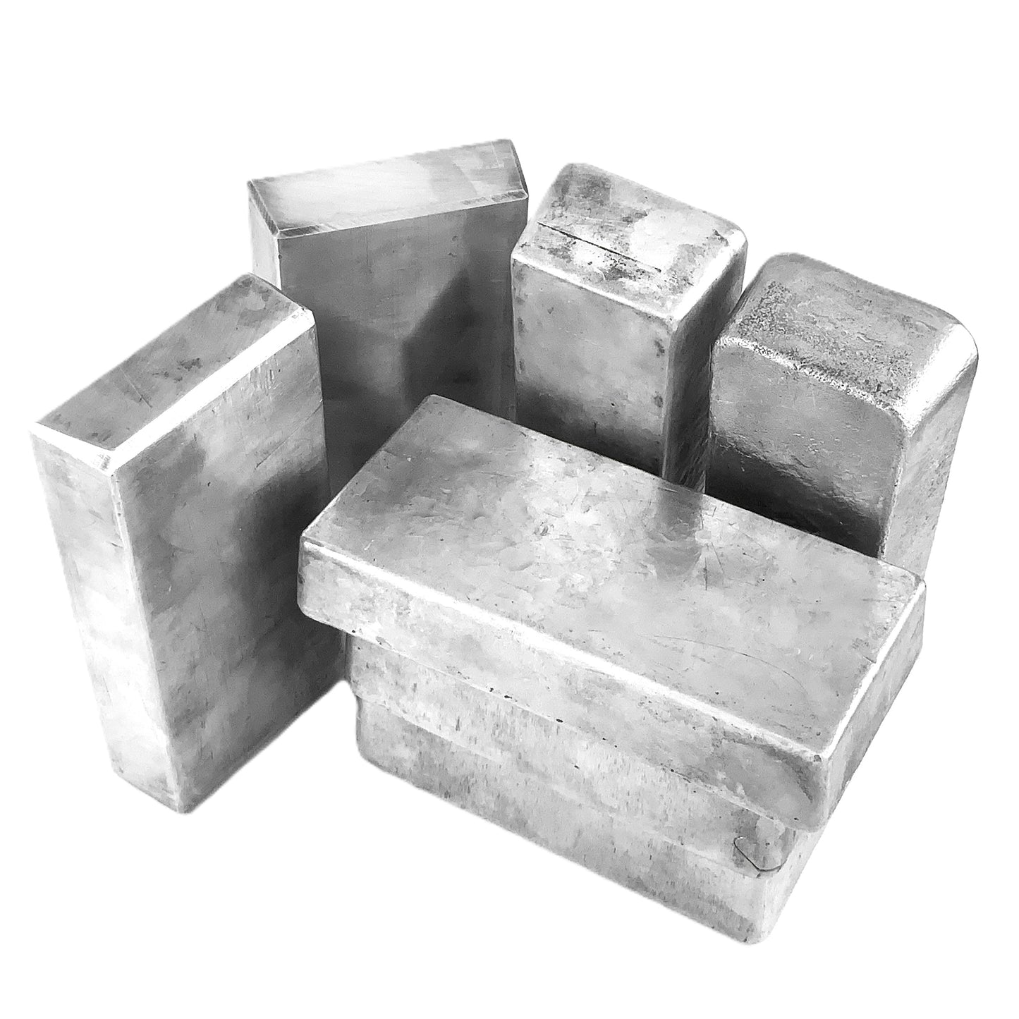 100 ozt Assorted Silver 999 Ingot Bars