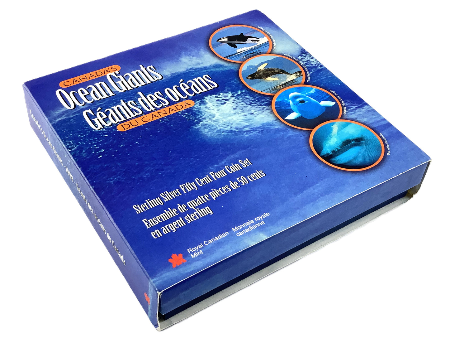 1.106 ozt RCM Ocean Giants 50¢ Silver Set