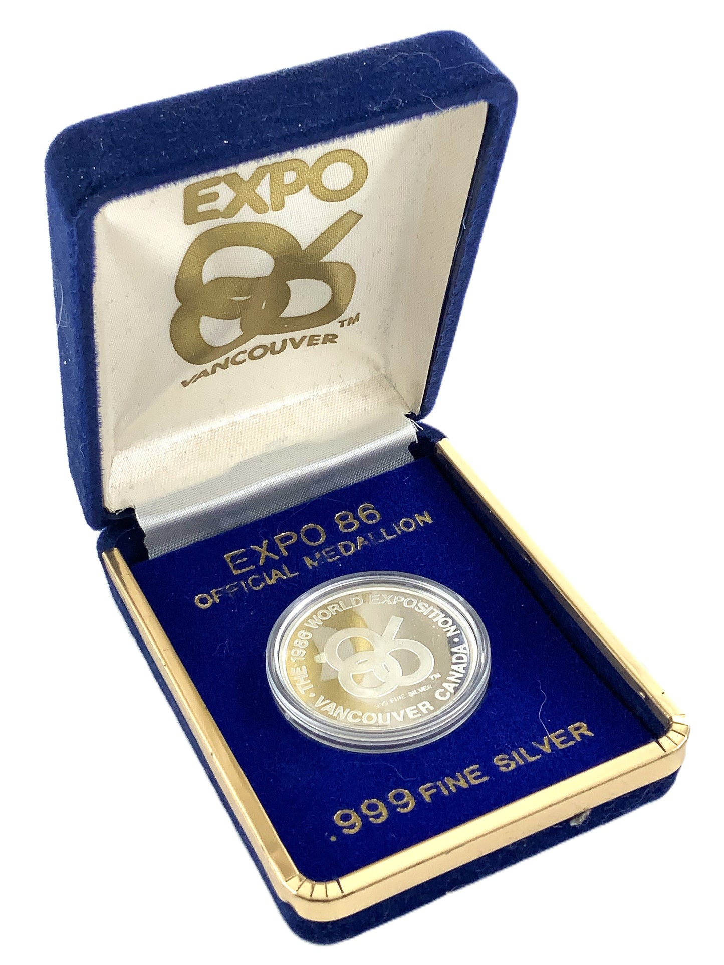 .542 ozt 1986 World Exposition 999 Silver