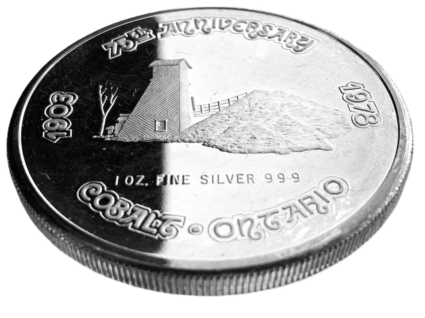 1 ozt 75th Anniversary Cobalt 999 Silver