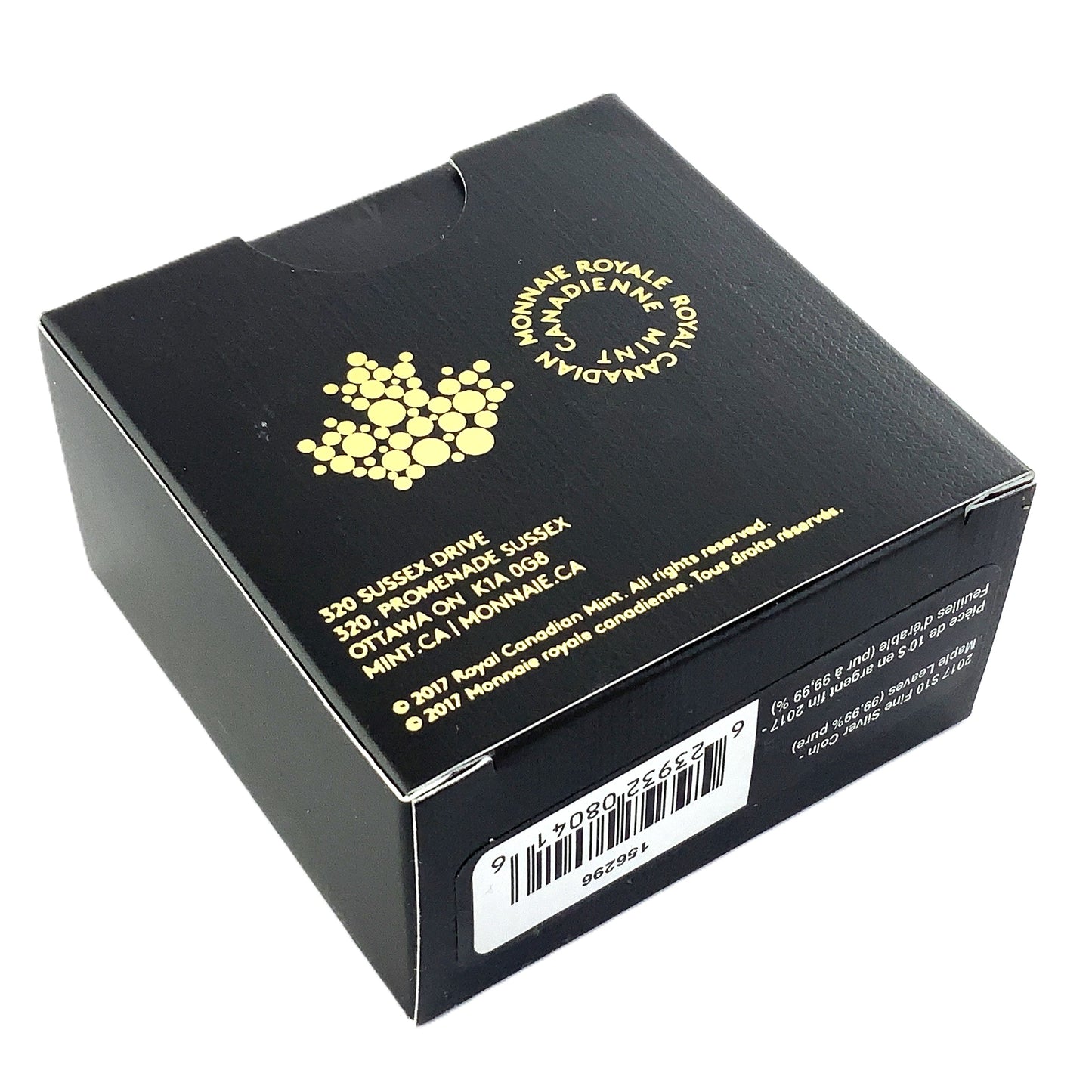 .500 ozt 150 Years Maple Leaves 9999 $10