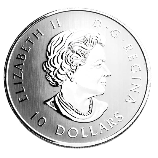 .500 ozt 150 Years Maple Leaves 9999 $10